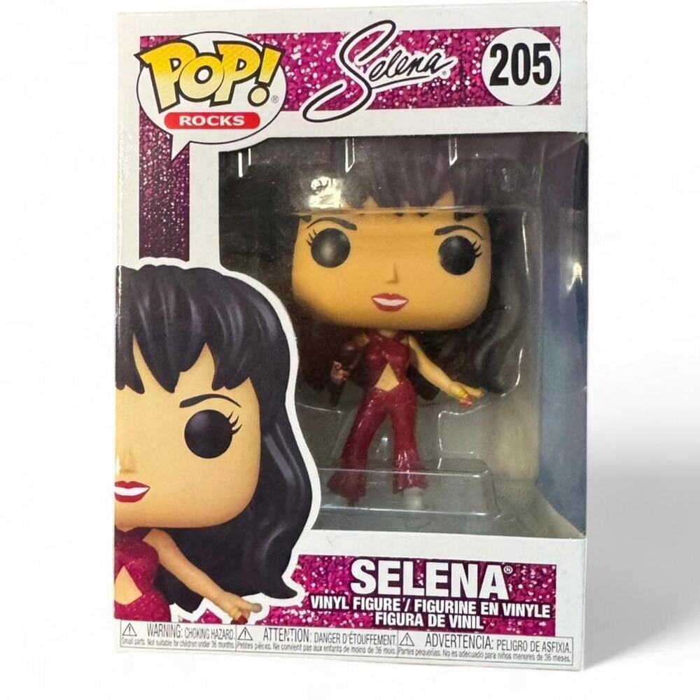 NWT Funko Pop! LIMITED EDITION #205 Selena (Burgundy Jumpsuit) — One Size - Picture 4 of 8